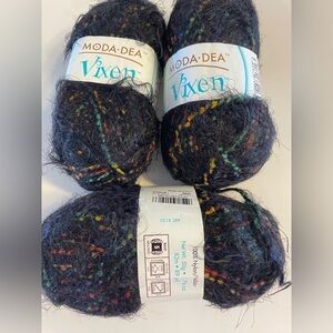 YARN!!! Colorful Moda-Dea Vixen Yarn Bundle- 3 skeins